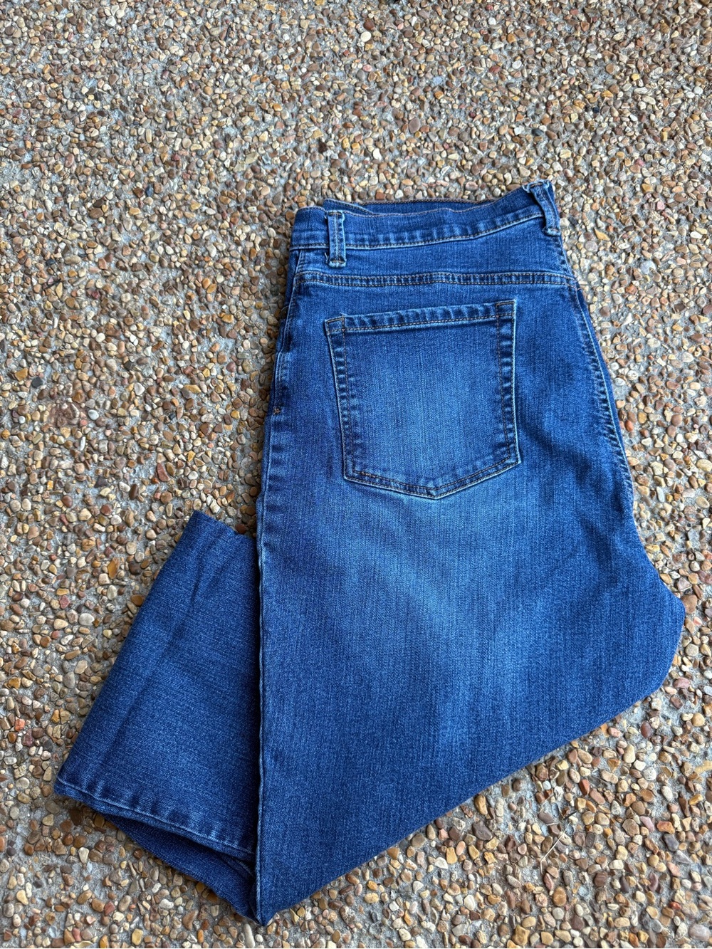 🛑 Gloria Vanderbilt Medium Wash Amanda Classic Slim Jeans - Size 16 (GUC)